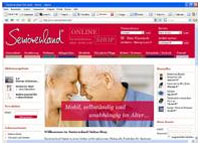 Der Internet-Shop www.seniorenland.com Der neue Internet-Shop www.seniorenland.com